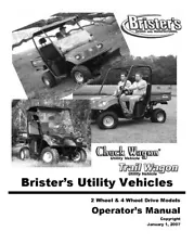 Operator's Manual Brister's Trail Wagon Utility Vehicle