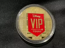 WALT DISNEYLAND V.I.P. TOURS GOLD CHALLENGE COIN