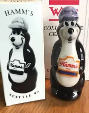 Wade Hamm’s Bear Figurine 1996 Seattle Baseball Cap Limited /2000 New W/Box Rare