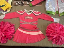 Disney Zombies costume For Addison With Pom Poms And Captain Jacket. Size Small