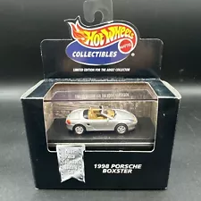 1998 Hot Wheels SILVER 1998 PORSCHE BOXSTER Black Box 100% Collectors