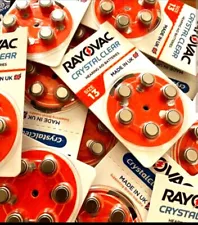 Cheap SALE✅️ Rayovac Size 13 hearing Aid Batteries 60 in total NEW (FASTð¦)