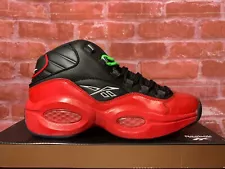 REEBOK QUESTION MID STREET SLEIGH BRED BLACK RED G57551 MEN'S SIZES BASKETBALL