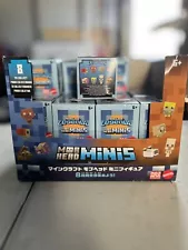 Lot Of 29 With Box NEW Minecraft Mob Head Mini Figure Blind Pack Surprise Pack