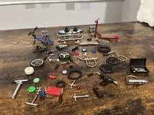 Lot of miniature Boards Scooter, Bike Parts Tech deck and more as is FOR PARTS