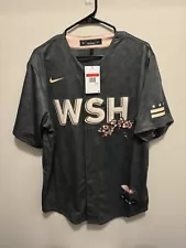 Nike Washington Nationals City Connect Cherry Blossom Men’s Large Jersey New