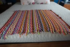 Apache Tears colorful throw; rainbow