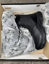 Under Armour 3026739 UA Men's STELLAR G2 Waterproof Zip Black Tactical Boots