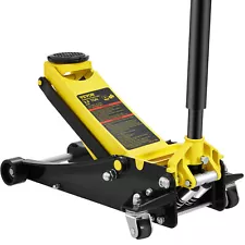 VEVOR Low Profile Floor Jack 3 Ton Heavy Duty Steel Dual Piston Rapid Pump