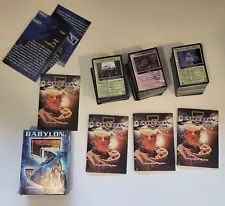 Babylon 5 CCG Lot of 640+ Cards With Rule Books & Duplicates