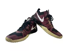 Florida State Seminoles Flywire Garnet Lunarlon Nike Shoes Men 11.5 FSU Go Noles