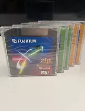 ( 5 ) FujiFilm Zip Disk 100 MB - Mac Formatted BRAND NEW SEALED