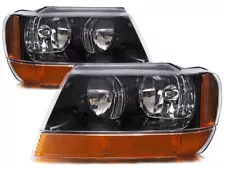 Headlight Pair For Holiday Rambler Imperial 03-08 Motorhome RV Headlamp Set