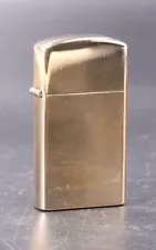 Unfired 14K Solid Gold Zippo Slim-Lighter, circa 1960, 1.8 ounces