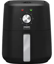 Bella Pro Series - 3-qt. Analog Air Fryer - Black