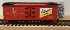 LGB G SCALE 43740 EL PRODUCTO CIGAR REEFER (METAL WHEELS) NEW MINT