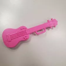 Barbie Accessory Pink Small Guitar Ukulele Toy