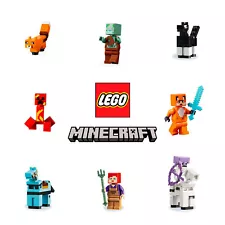 LEGO Minecraft Minifigures and Animals - Brand New - SELECT YOUR MINIFIG