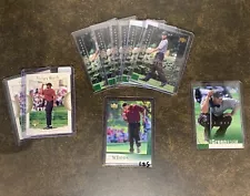 76 Card Tiger Woods Lot- Rookie Tiger’s Tales And More