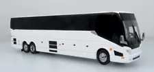 Rare! Prevost H-345 Coach Bus Blank/White 1/87 Scale Iconic Replicas NIB!