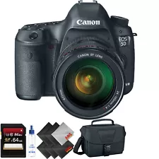 Canon EOS 5D Mark III DSLR Camera +24-105mm Lens + 64GB Memory Card + 1 Year War