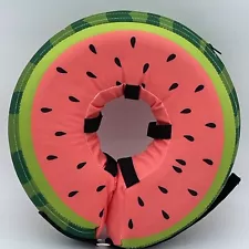 MIDOG Dog Cone Soft Cone for Dogs After Surgery Pet Inflatable Watermelon Size M