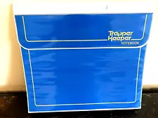 Vintage 80’s Mead Blue Trapper Keeper Notebook Snap Closure Retro Hipster School