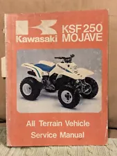 New Listing1987 87 Factory Kawasaki KSF250 Mojave ATV Service Shop Manual KSF 250-A1 OEM