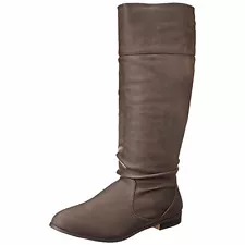 SALE...Michael Antonio Womens New Baxter Riding Boots/Shoes/6 Med (B,M)/Brown