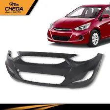 Front Bumper Cover Fit For 2014-2017 Hyundai Accent Sedan / Hatchback 4DR 1.6L (For: Hyundai Accent)