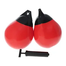 BISupply Round Boat Bumpers for Docking 2pk - Fender Edge Bumper Ball Buoy Float