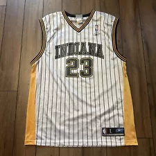 Vintage Reebok Indiana Pacers Ron artest 23 Pinstriped Jersey Size L