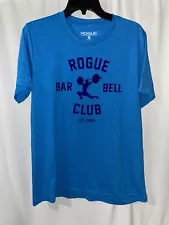 Rogue Fitness Bar Bell Club T Shirt Medium Made USA