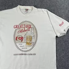 VINTAGE Great Taste of the Midwest 1996 Beer Festival T Shirt XXL Madison Wis.