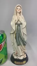 8.5" tall *Our Lady of Lourdes* with Rosary Vintage Statue