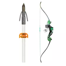 AMS BOWFISHING Water Moc 45# Right Hand Take Down Recurve Bow Kit (B705-RH)