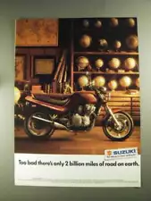 1992 Suzuki GSX1100G Motorcycle Ad - Miles of Road