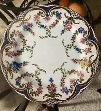 Wallace collection tin enamel plates taken from a sevres porcelain saucer 1760 N