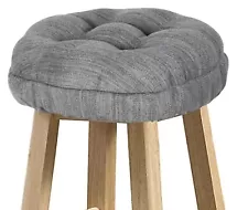 baibu Stool Covers Round, Super Soft Round Bar Stool Cushion Covers Seat Cushion