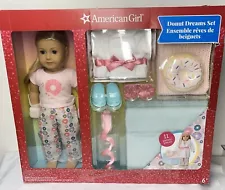 American Girl Truly Me Doll & Donut Dreams Bed & PJs 11-Piece Set New Sealed