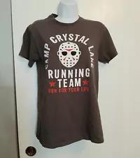 Friday the 13th Graphic Tee, Sz S, Camp Crystal Lake Running Team, Run For Your