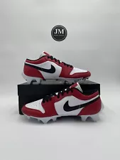 Nike Air Jordan 1 Low TD Cleat Chicago Size 9 Men's FJ6245-106 IN HAND