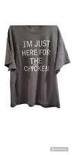 PAULA DEEN I'm Just Here For The (Racist) Chicken T-shirt Sz 2xl