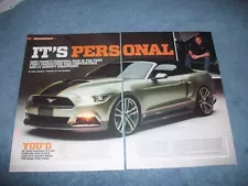 Chip Foose Custom 2015 Mustang GT Convertible "It's Personal" S550