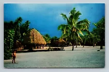 1970 Village In Samoa Postcard c1970s