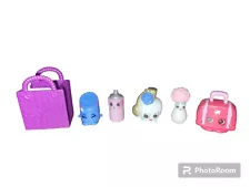 Shopkins 5 Opened With Bag Shopping Lot Figurines Cute