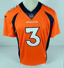 New Mens Denver Broncos Russell Wilson #3 Orange Limited Jersey Nike NWT L 76S