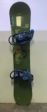 Burton Canyon 57 Winter Sporting Equipment Snowboard With Bindings And Case