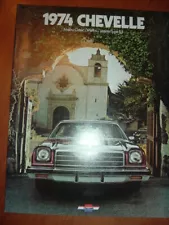 1974 Chevrolet Chevelle sales booklet