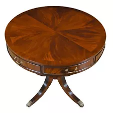 NSI010, Niagara Furniture, Large Mahogany Drum Table